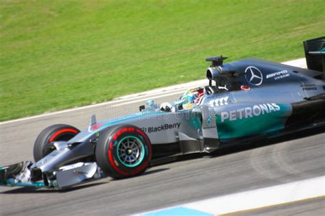 F1 Foto Formule 1 Mercedes Car Lewis Hamilton Redactionele Fotografie