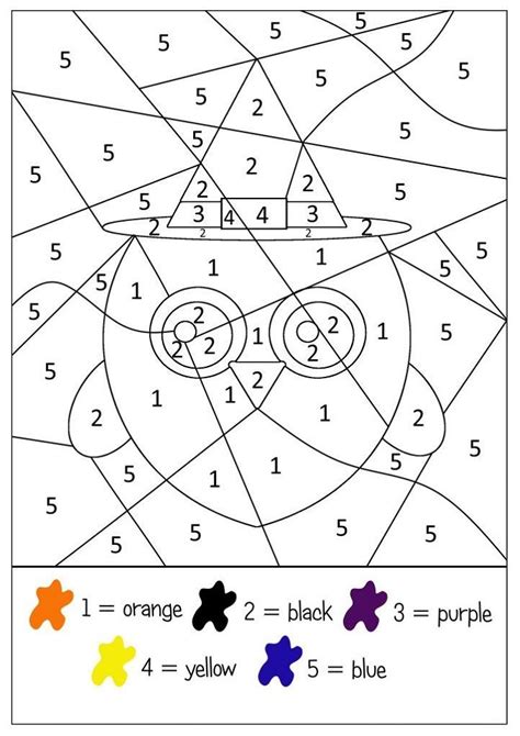 Color By Letter Halloween Worksheets