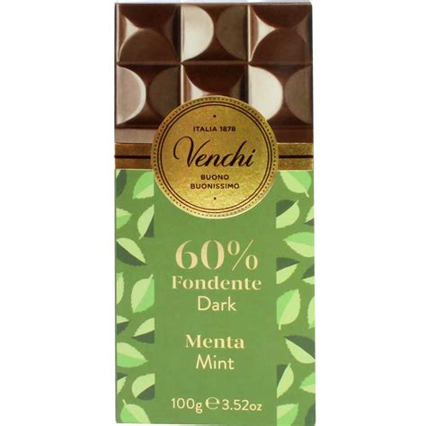 Venchi Menta 60 Dark Mint Chocolate Chocolats De Luxe