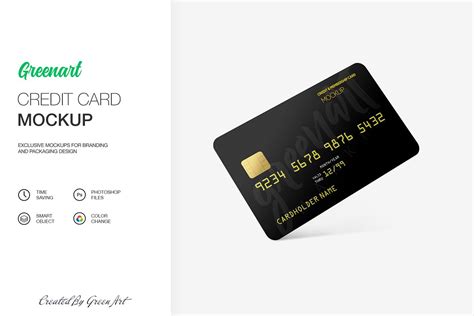 credit card mockup templates graphic design resources