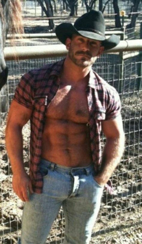 Muscle Hunks Muscle Men Hairy Men Bearded Men Gay Men Moda Cowboy