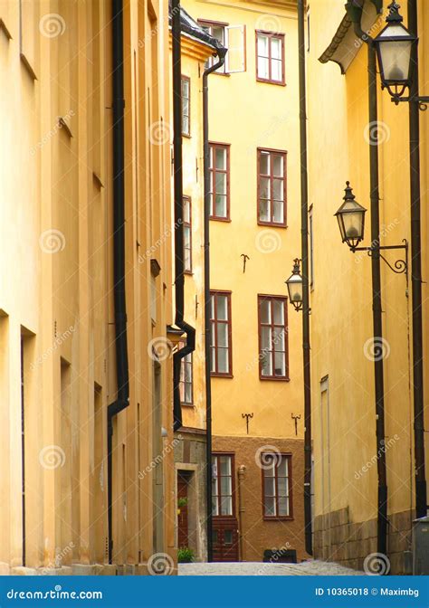 Street In Old Stockholm Stock Photo Image Of Destination 10365018