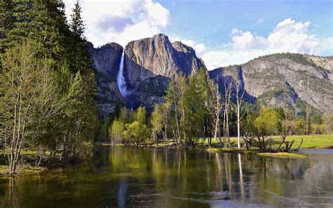 Yosemite National Park Usa Landscape River Mountains Wallpapers