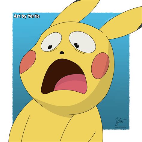 A Scared Pikachu For Chuesday By Yortie On Deviantart