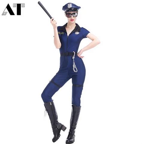 Sexy Women Police Officer Costume Uniform Halloween Adult Sex Cop Aliexpress