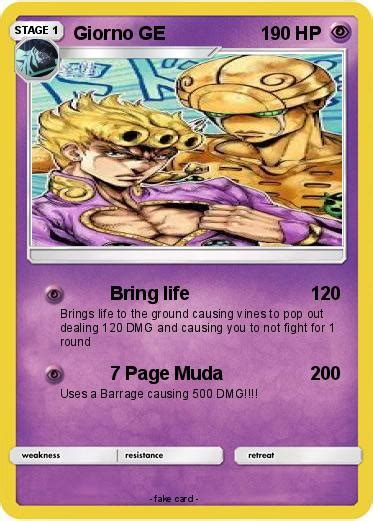 Pokémon Giorno Ge Bring Life My Pokemon Card