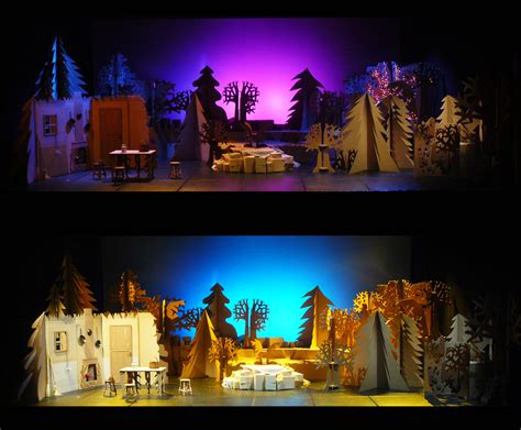 A grandes rasgos, la ópera es una obra de teatro cantada, con una orquesta que interpreta la música en vivo. Escenografía Opera Hansel y Gretel, Valencia