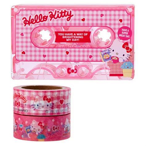 Set Washi Tape Cassette Hello Kitty Kittyshop