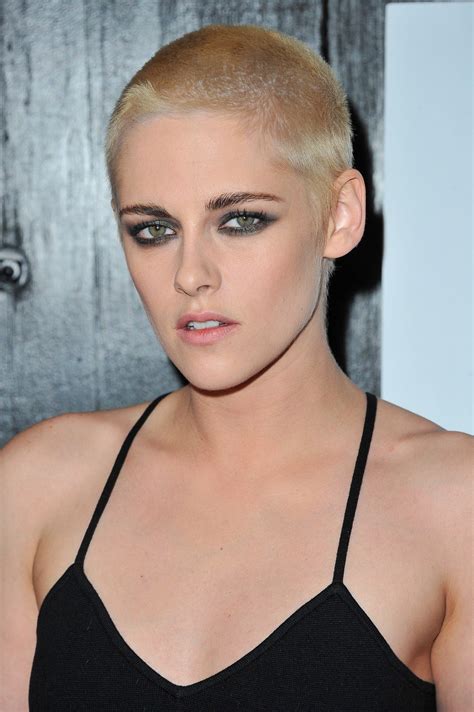 Kristen Stewart Shaved Her Head And Dyed It Platinum Allure