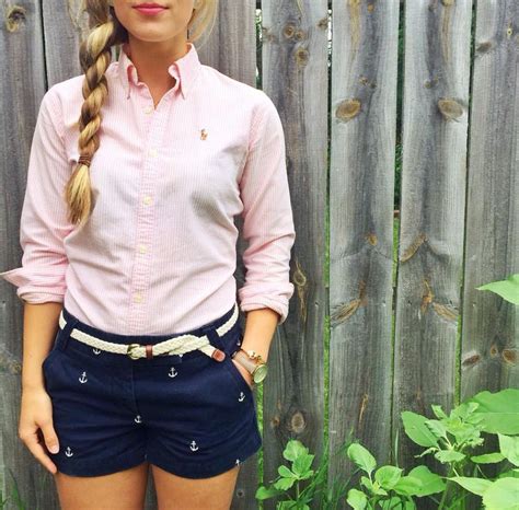 Pinterest L A U R E N H O S I E R Preppy Summer Outfits Preppy Style