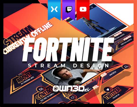 Twitch Overlay Stream Complete Package For Fortnite Behance