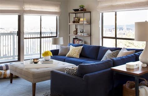 20 Impressive Blue Sofa in the Living Room | Home Design Lover