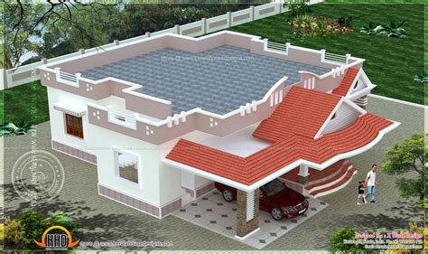 Single Storied 2 Bedroom House Elevation Kerala Home Design And Floor