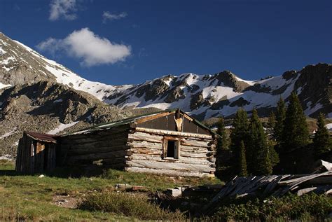 Old Cabin In Rocky Mountains Photograph By Michael J Bauer