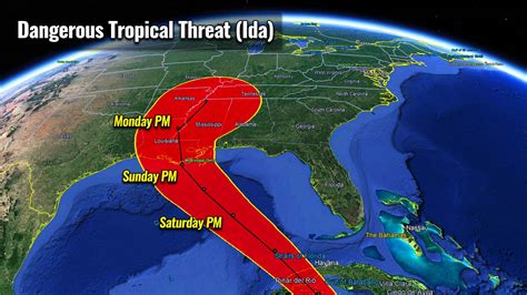Ida The Th Storm Of The Atlantic Hurricane Season Likely To Impact Us Gulf Coast As A