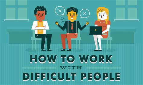 How To Work With Difficult People Infographic