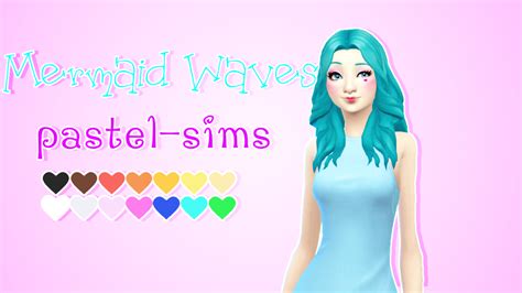 Pastel Sims ♡ Mermaid Waves ♥ Mermaid Waves Sims Sims 4