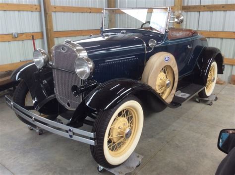 1931 Ford Model A Deluxe Rumble Seat Roadster Beautifully Restored