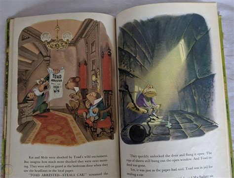 Walt Disneys Adventures Of Mr Toad 1949 Big Golden Book Kenneth