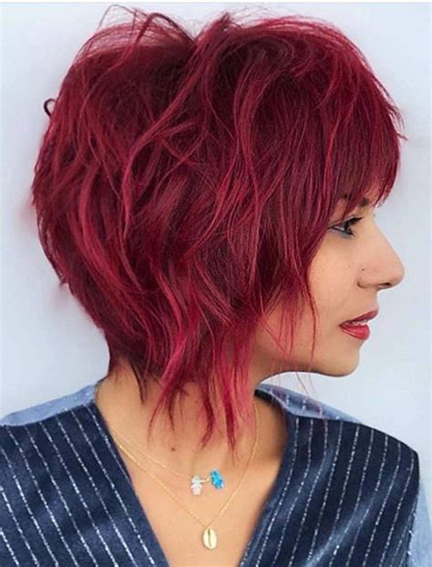 Short Red Hairstyles For Women Toeropongilmu