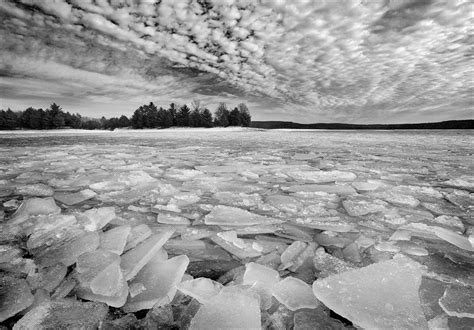 Ice Gathering Quabbin Reservoir Ma Patrick Zephyr Photography