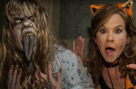 Watch Linda Blair Walk Through 'The Exorcist' Maze at Halloween Horror ...