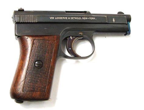 Mauser 1910 25 Acp Caliber Pistol Very Rare New York Retailer Von