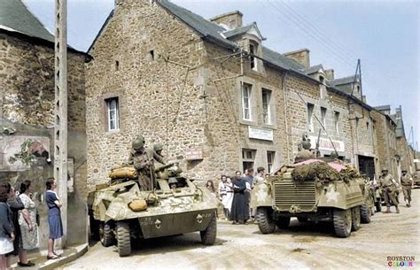 M8 Armored Cars Of The 705th Tank Destroyer Battalion Recon B