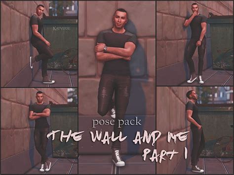 A Man Leaning Against The Wall Pose Pack Oo I Hope You Enjoy