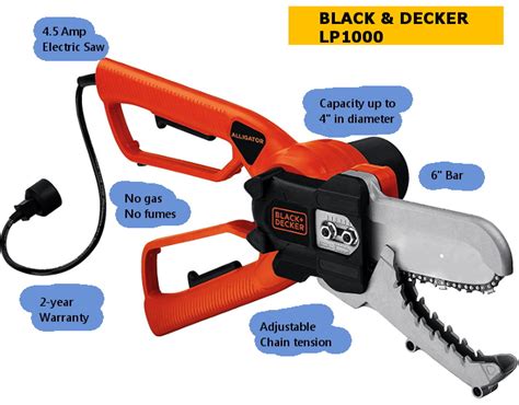 Een extra accu, een terugbetaling of een tweede machine gratis? Garden & Patio hedge trimmer chainsaw Black and Decker ...