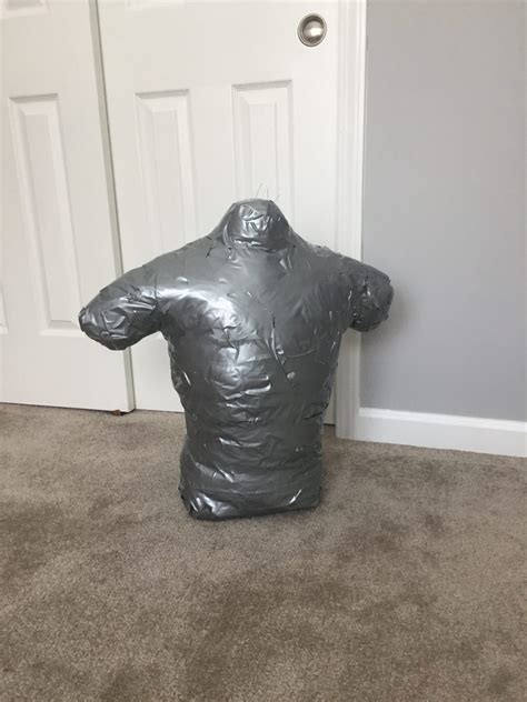 duct tape body form how to