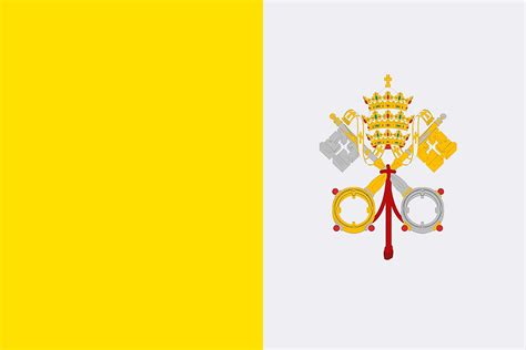 Flags Symbols And Currency Of Vatican World Atlas