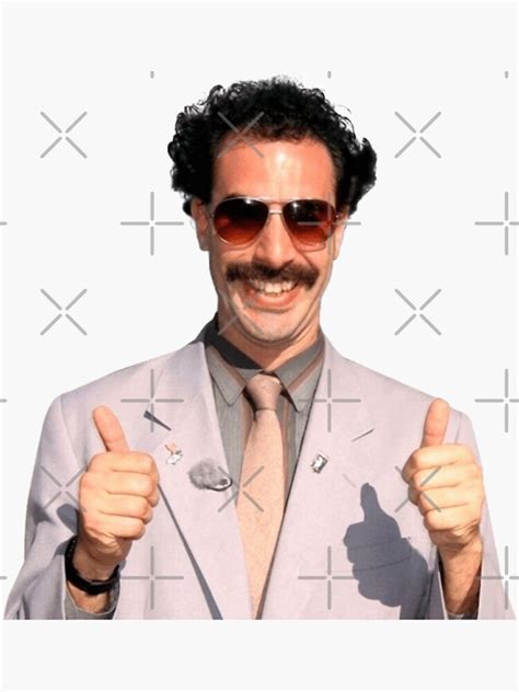 Borat Thumbs Up Sacha Baron Cohen Funny Borat Quote Men Best Vintage