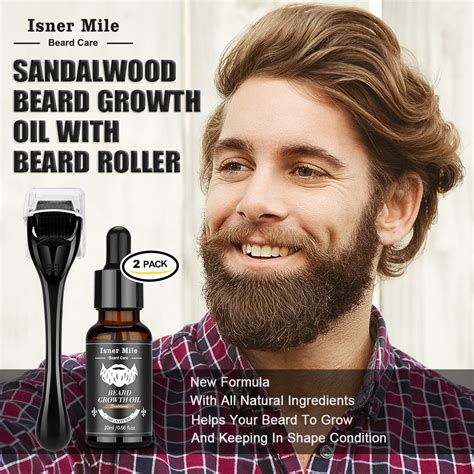 Isner Mile Upgraded Beard Kit For Men Beard Growth Grooming And Trimming