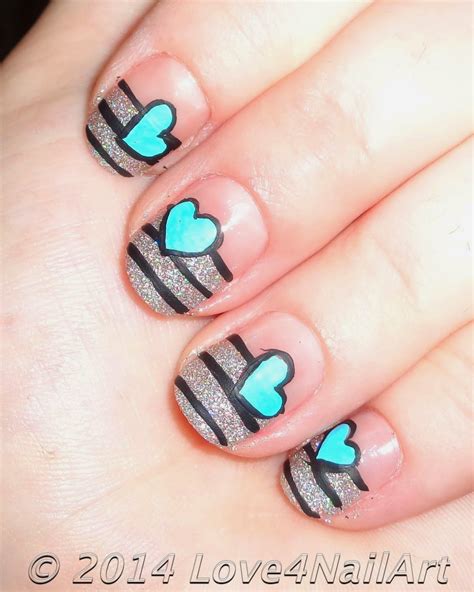 Love4nailart Heart To Heart Easy Nail Art Design Idea
