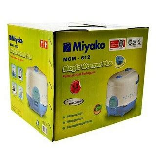 Miyako Rice Cooker/Magic Com (Penanak Nasi) MCM-612 Kapasitas 1,2 Liter