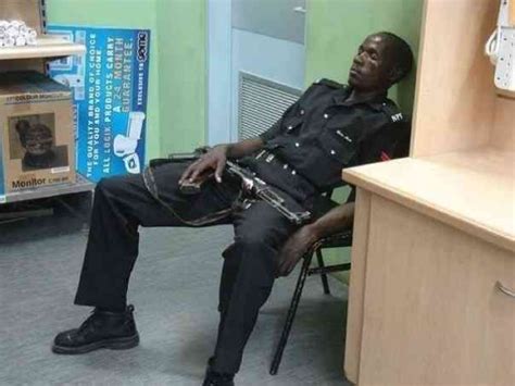 Hilarious Collection Of Photos Of Police Officers Caught Sleeping While On Duty