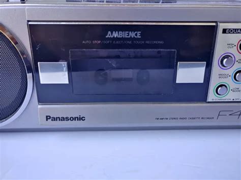 Vintage Panasonic Rx F Ambience Boombox Am Fm Radio Cassette Player