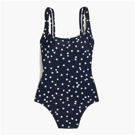 Factory Printed Scoopback One Piece Swimsuit For Women