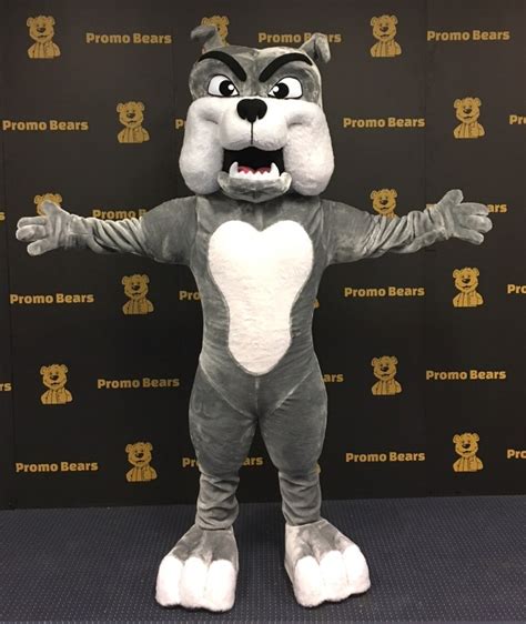 Bulldog Mascot Costume Professional Quality Promo Bears