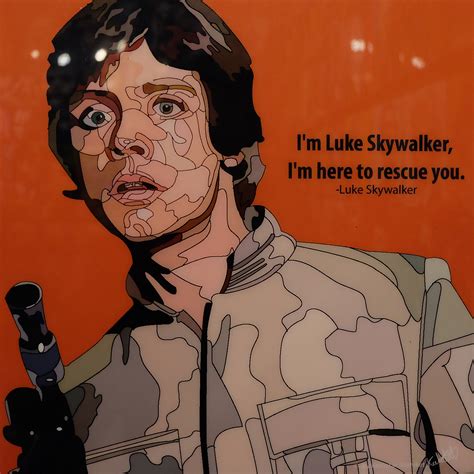 Luke Skywalker Poster Plaque Star Wars Infamous Inspiration