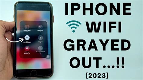 Iphone Wifi Greyed Out 2024 Fix Cant Turn On Wifi On Iphone Ios 17