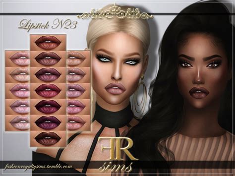 Frs Lipstick N23 By Fashionroyaltysims At Tsr Sims 4 Updates
