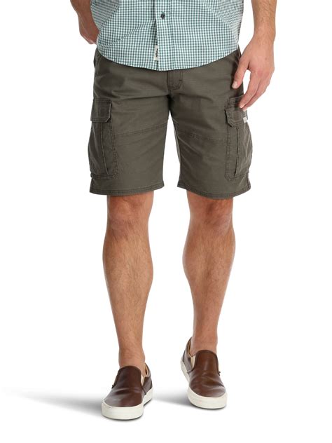 Wrangler Mens Stretch Cargo Style Shorts Relaxed Fit