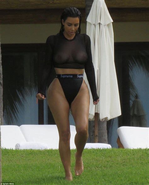 Kim Kardashian See Through 16 Photos Thefappening