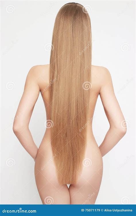Long Healthy Hairs Of Nude Woman Stock Image Image Of Filter Hair