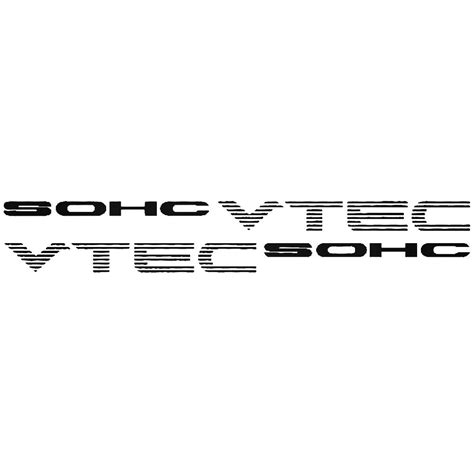 Honda Vtec Sohc Vinyl Decal Sticker Vtec Honda Vtec Vinyl Decals