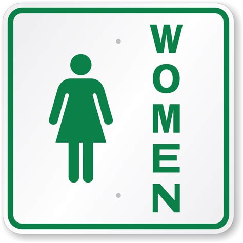 Womens Restoom Signs