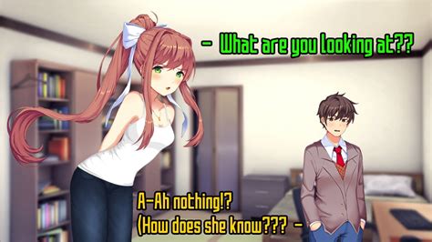 Monika Reacts To Rule34 Happy Anniversary Ddlc Monika After Story