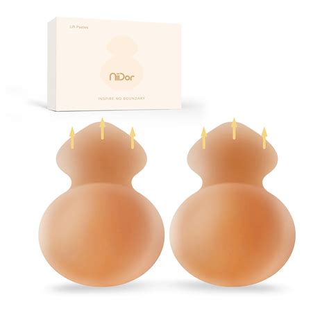 Niidor Reusable 1 Pairs Adhesive Silicone Nipple Covers Pasties For